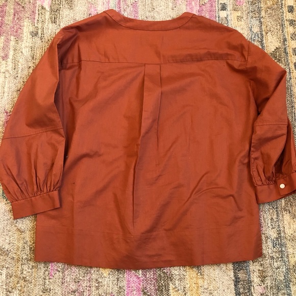 Everlane silky cotton blouse - Picture 4 of 4